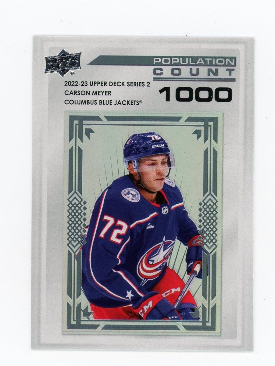 2022-23 Upper Deck Series Carson Meyer Population Count 1000
