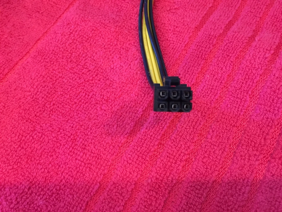 2 Pcs GPU POWER CABLE 6 PIN TO 6 PIN PCIE ORIGINAL FOR SERVER SYSTEM - Image 2 of 4