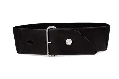 MICHAEL Michael Kors Stretch Waist Belt Black Large X-Large  display picture 2