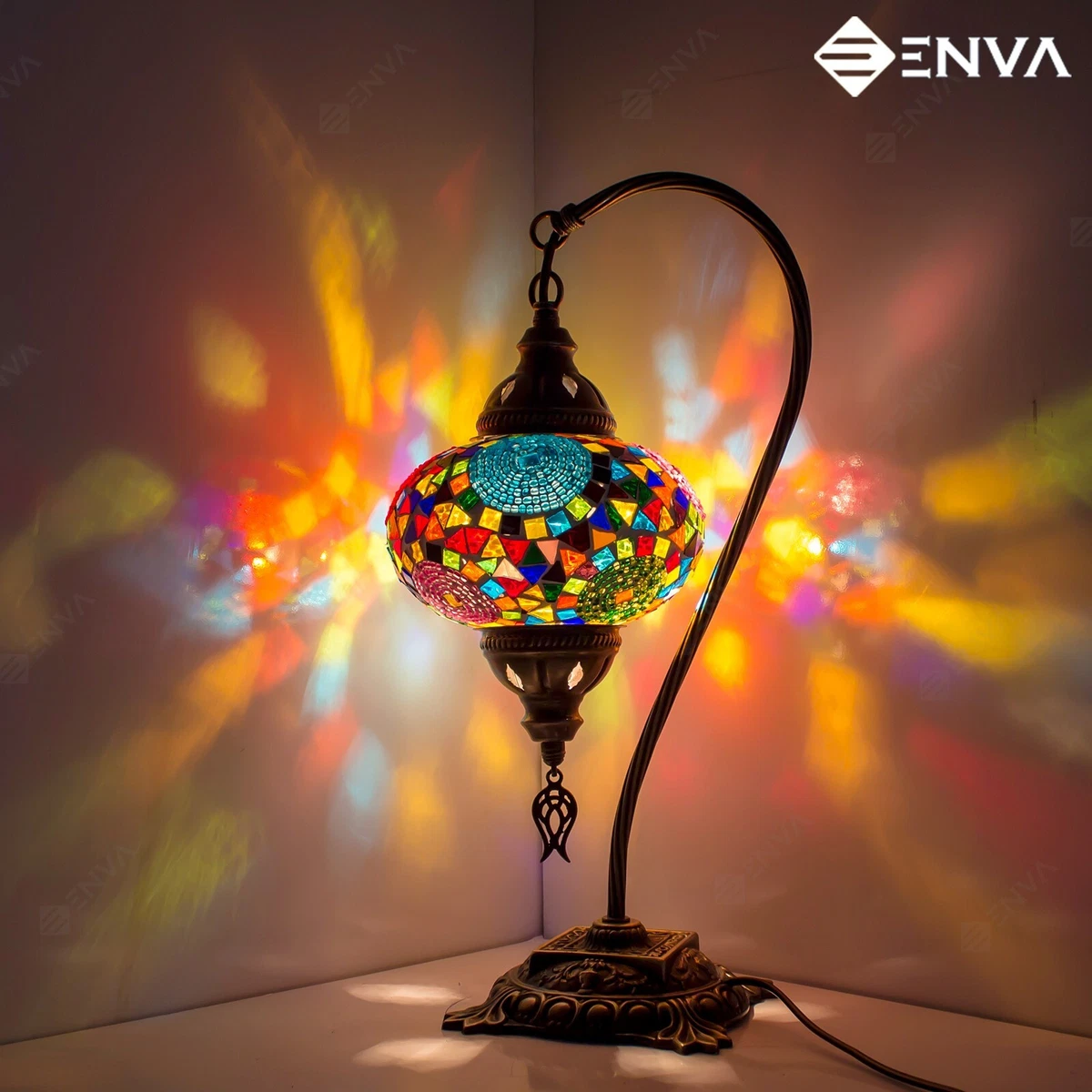 Moroccan stained glass lamps deals
