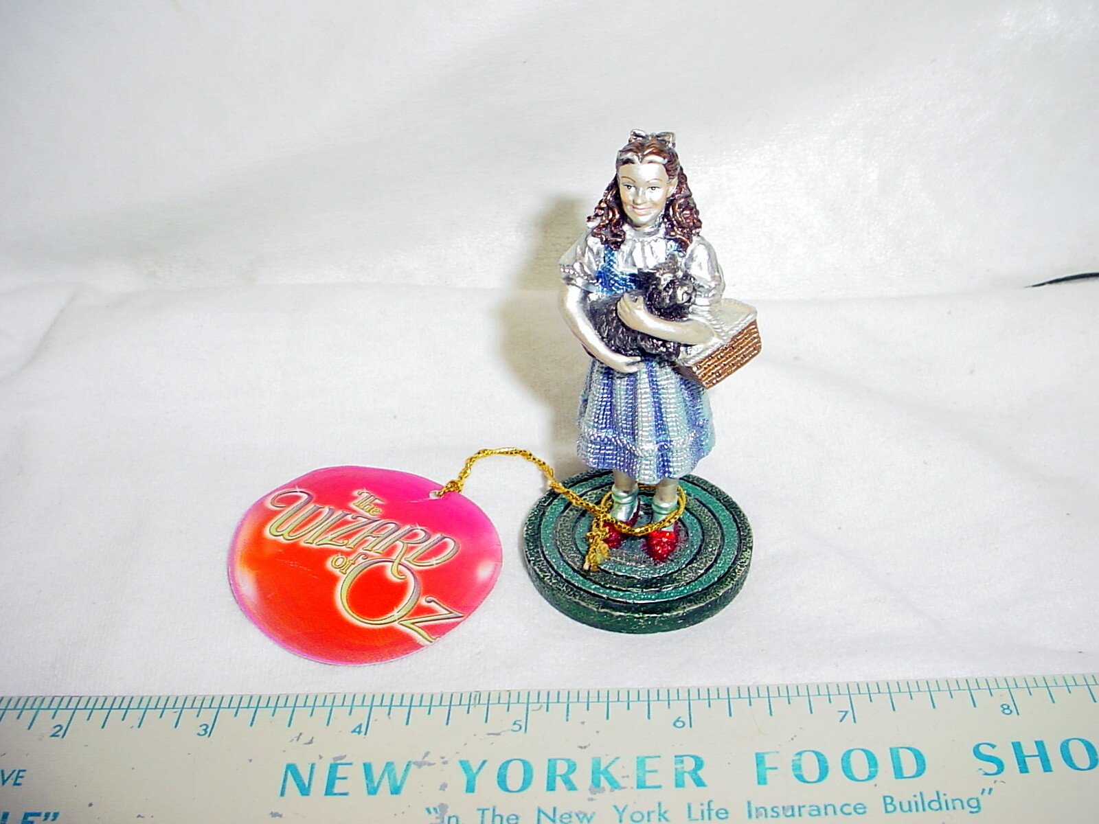 Dorothy With ToTo Wizard of Oz Pewter Westland With Tag Judy Garland eBay