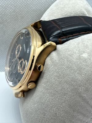 Fossil Ansel FS4639 Men's Brown Leather Analog Dial Quartz Wrist