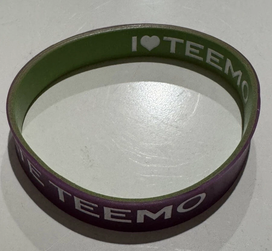 Pulsera League Of Legends I Love Teemo I Hate Teemo PAX Oficial Reversible Foto 2 de 2