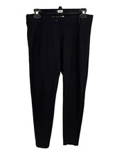 Betabrand Women's Black Skinny-Leg Classic Dress Pant Yoga Pants Size Medium