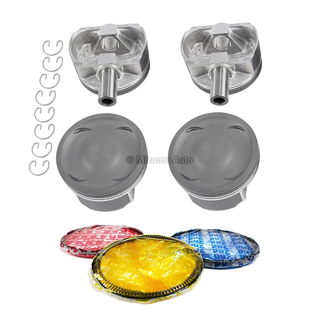 Pistones con anillos aptos para 04-15 Saab 2.5L H4 DOHC 16v EJ255 Foto 2 de 3