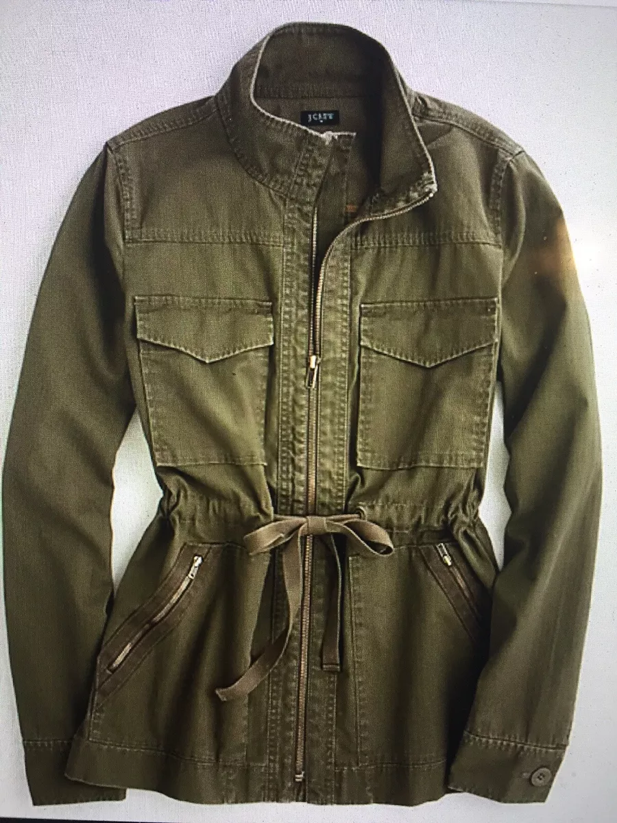 Ladies army cheap jacket green