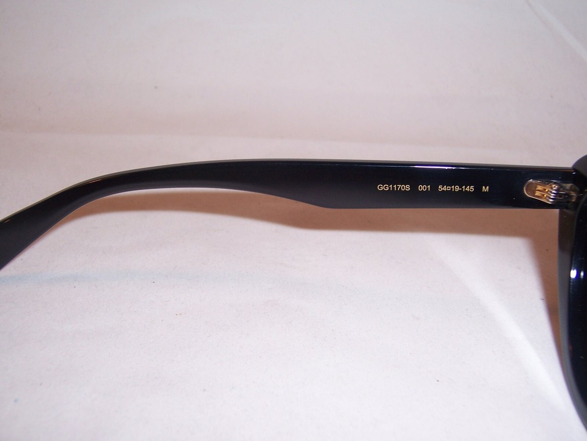 NEW GG1170S 001 NEW GUCCI CAT EYE SUNGLASSES GUCCI GG 1170S 001 Gucci GG1170S Sunglasses | Select Eyewear main image 4