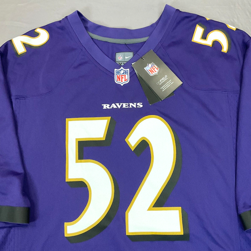 New Nike Ray Lewis Baltimore Ravens NFL Game Jersey Men's Sz 2XL $130 - Picture 4 of 13