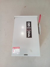 GE  TG4322R  Fusible  Switch  60 amp  240V  3 Pole  Outdoor