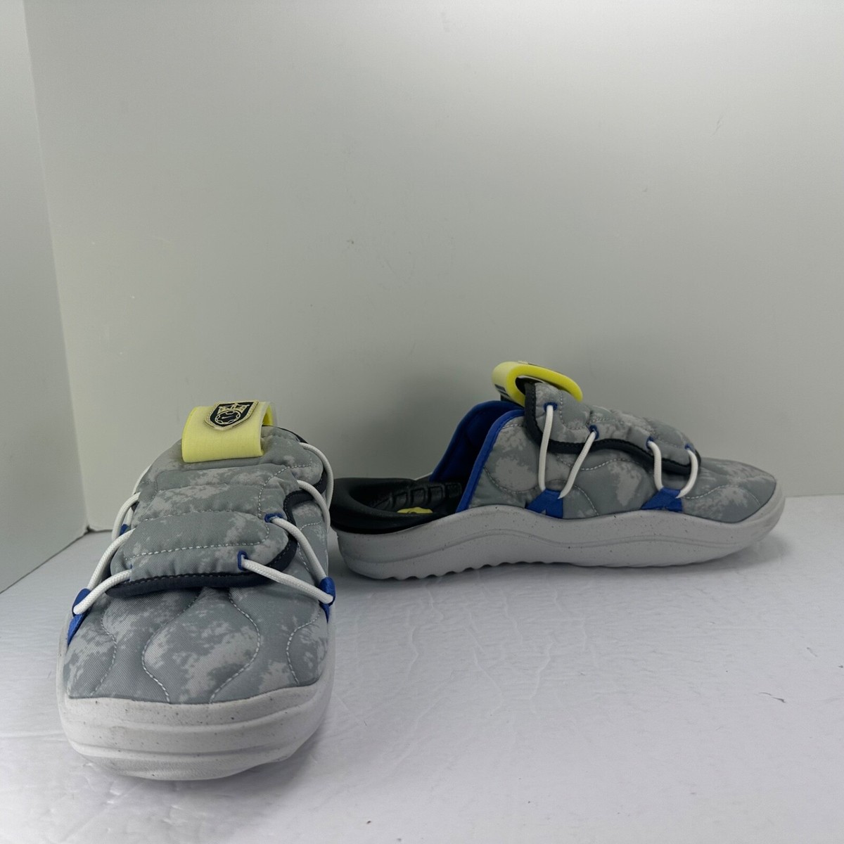 NIKE OFFLINE 3.0 PREMIUM BLUE GREY MULES SLIDES SHOES Mens NIKE OFFLINE 3.0 PREMIUM BLUE GREY MULES SLIDES SHOES Mens