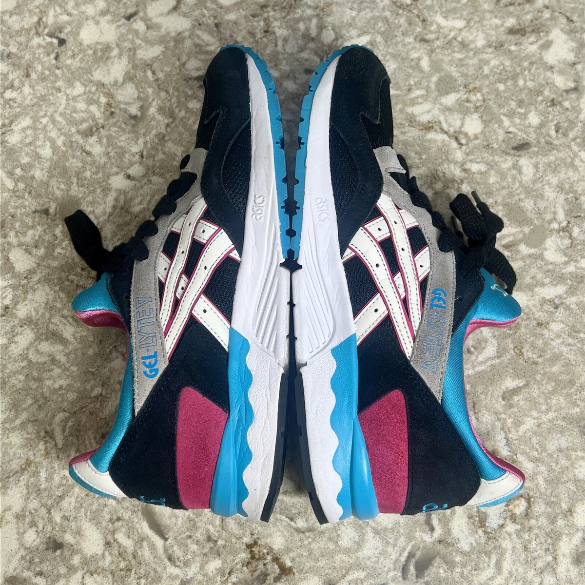 Asics GEL-LYTE V 5 H508L TEAL PINK BLACK Men's Size 7 w/ Box | eBay