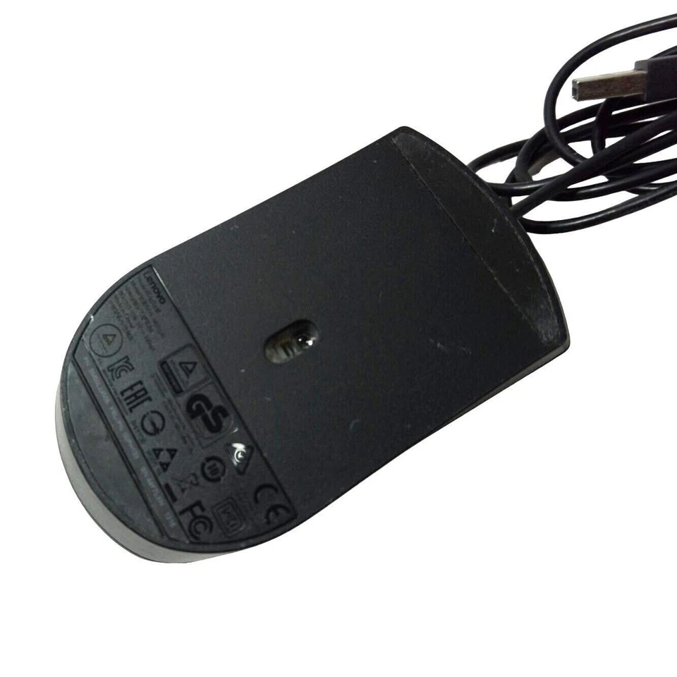 Lot of 10 Lenovo MOJUUO Black Wired USB Mouse  - New - Image 2 of 4