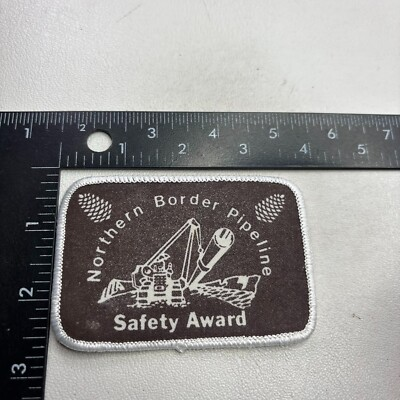 #ad Vtg Safety Award NORTHERN BORDER PIPELINE Oil Patch Company Advertising 54ap $7.95