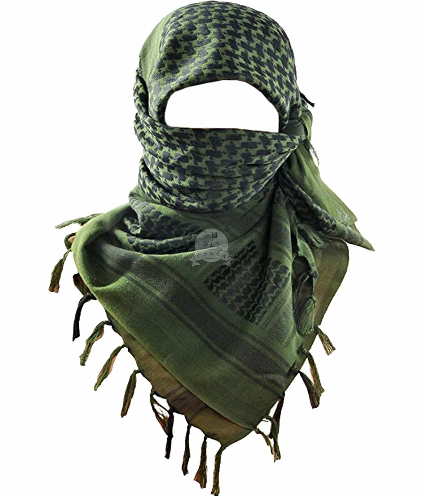 Shemagh Military Army Cotton Heavyweight Arab Tactical Desert Keffiyeh Scarf 42"