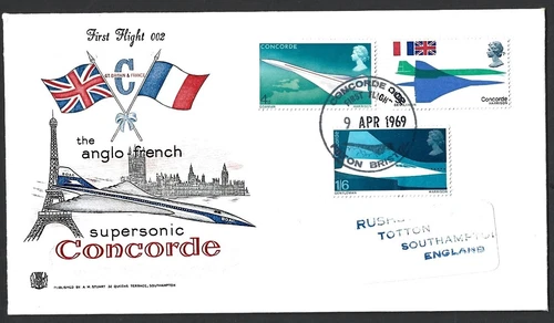 (BL) GB Anglo French Supersonic Concorde 1969 First Flight 002
