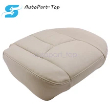 Driver Bottom Perforated Leather Seat Cover Tan For 2003-2006 Cadillac Escalade