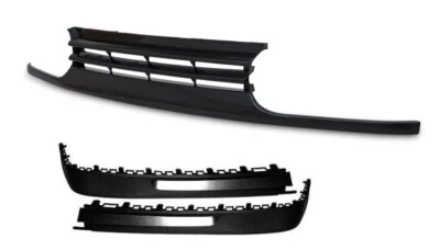 Grill Ohne Emblem Frontspoiler Lippe Frontgrill Sport Tuning passend für VW Golf - Bild 1 von 4