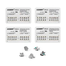 Dental Ortho Mesh Base Brackets Braces Mini/Standard Roth/MBT 022/018 Hooks 345