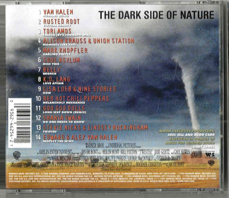 Various Artists : Twister: Music From The Motion Picture