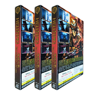 Hellsing (1-13 End + 10 OVA) Complete TV Series DVD Anime [English