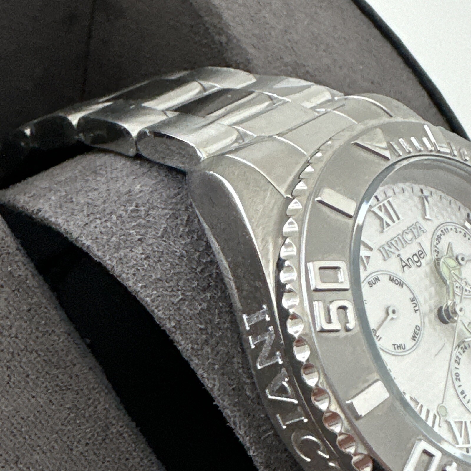 INVICTA Angel Multi-Function Silver Dial Stainles… - image 5