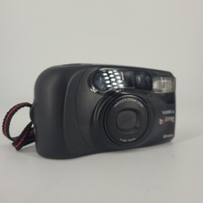 READ Yashica EZs Zoom 70 Point Shoot 38-70mm Compact Film Camera Black