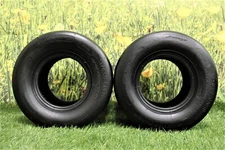 13X6.50-6 4 Ply Turf Tires for Lawn & Garden Mower (Set of 2)