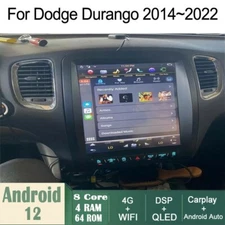 Car Android Gps Navigation Wifi 12.1" For Dodge Durango 2014~2022 Radio Carpaly