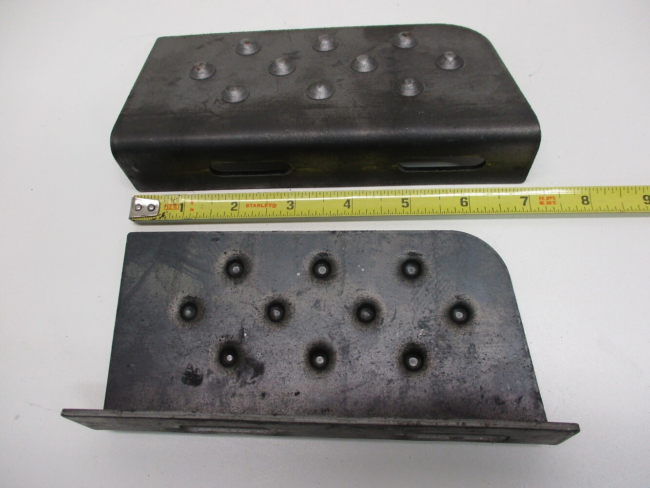 Steel Pontoon Boat Trailer Foot Pad Step Footpad Steps LR / Weld or