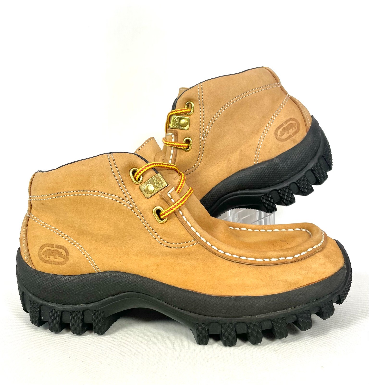 Marc Ecko 90's Retro Tan Suede Leather Wallabee Boots… Gem