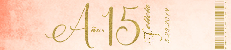 30 Custom Mini Wine/Water Bottle Labels Sweet 16 Anos 15 Quince Party Flamingo