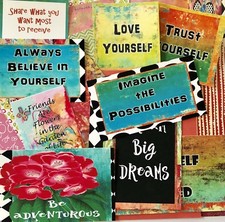 Junk Journal Kit 25 Pieces including new papers and Quotes. Planner Quotes PQ2