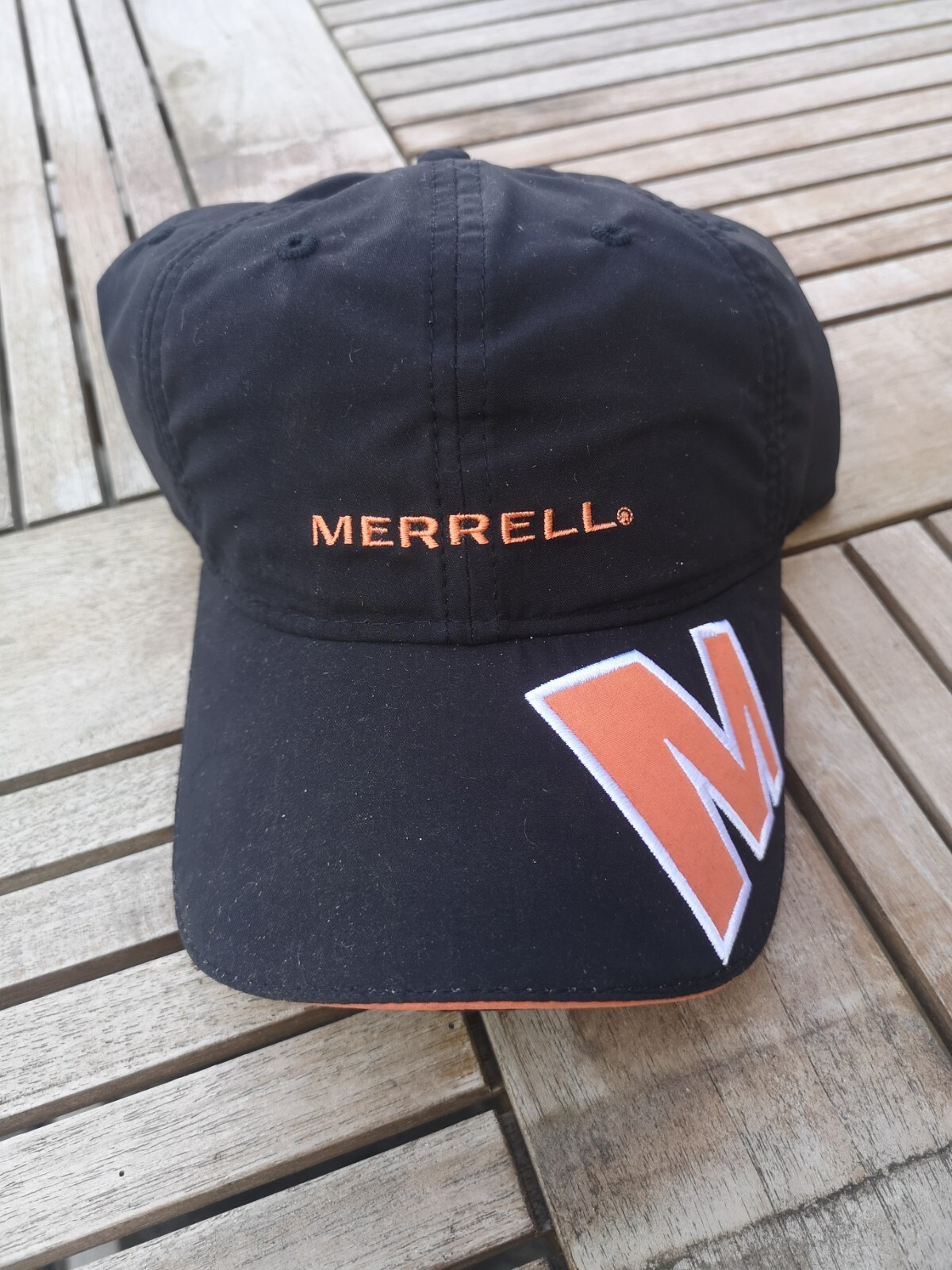 MERRELL Vintage 'M' Baseball Cap Adjustable Buckle Logo Unisex Adults ONE SIZE