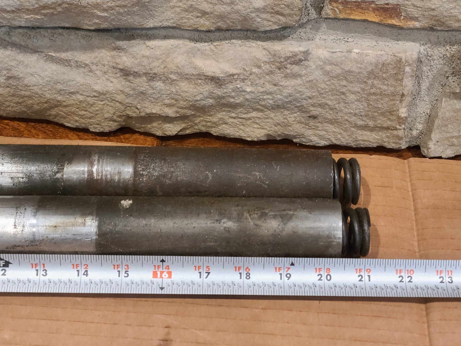 STOCK HARLEY PANHEAD SHOVELHEAD 41MM FORK TUBES PAIR FOR 19491977 BIG