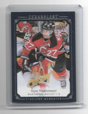 2018-19 UPPER DECK CHRONOLOGY SCOTT NIEDERMAYER TIMELESS MEMORIES AUTOGRAPH 