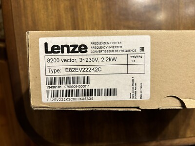 LENZE E82EV222K2C Frequency Inverter 8200 vector Brand New Opened Box