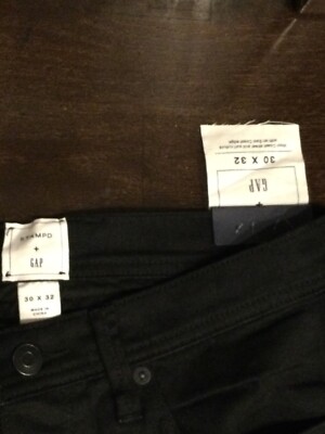 Jean Moto Denim Délavé Noir STAMPD X Gap Collaboration - Taille 30 - Neuf Sans Étiquettes