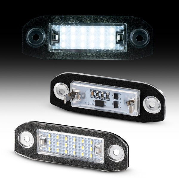 2X Led Kennzeichenbeleuchtung Kompatibel Mit Volvo C70 S40 S60 S80 V50 V60-image