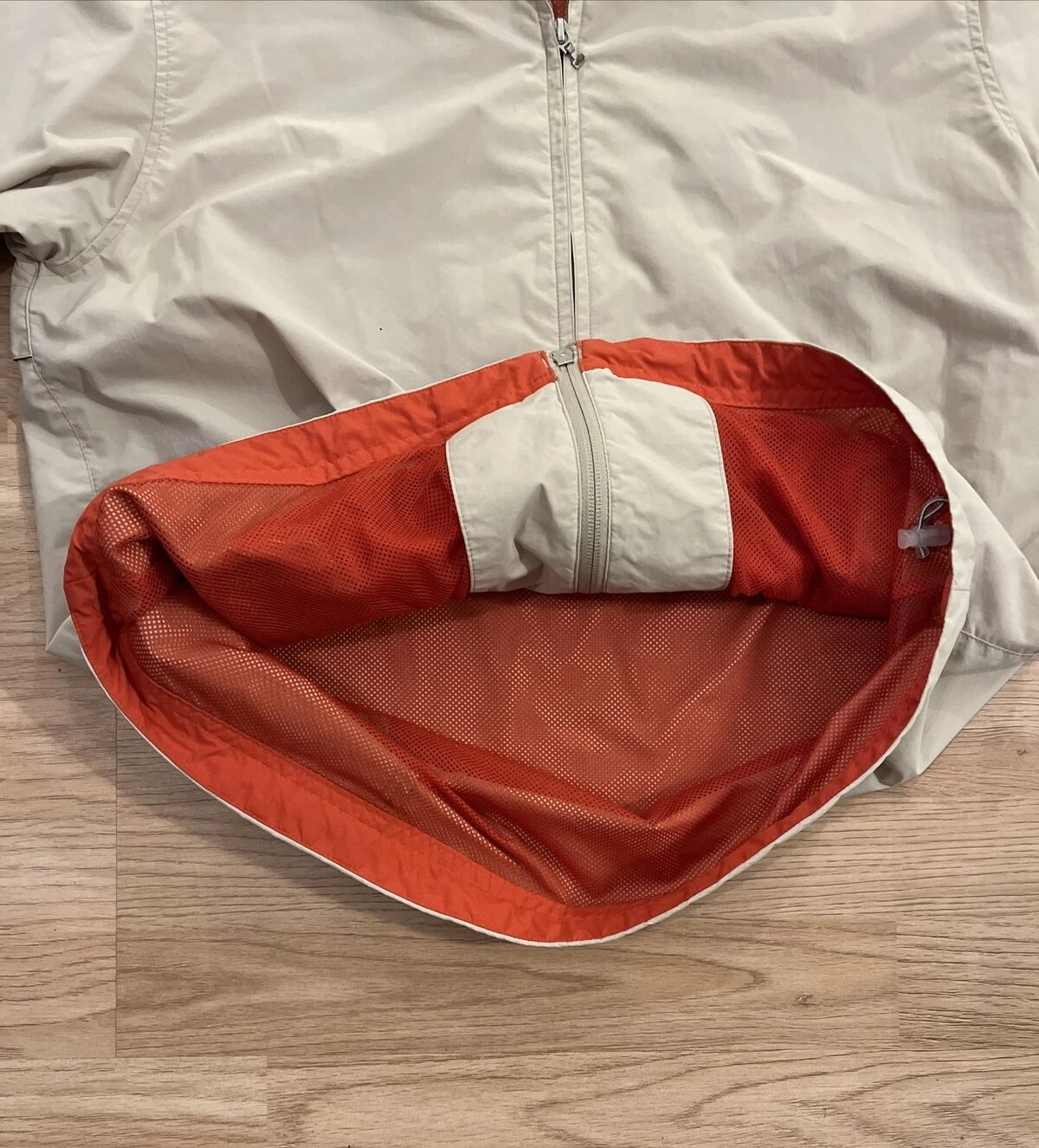 Chaqueta Cortavientos Para Hombre Land's End Talla M Abrigo Ligero Caqui image 8