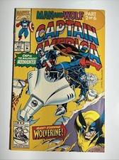 Captain America #403 1992 7.5 VF Marvel Comics Comic Book Modern Age Man & Wolf
