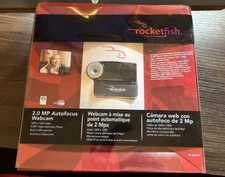 NIB Rocketfish 2.0MP USB Autofocus WebCam Camera RF-WEB2C Built in Microphone