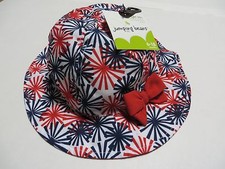 New JUMPING BEANS STARBURST Print Sun Hat  6-18 Months, UPF 50 , Lined, Strap
