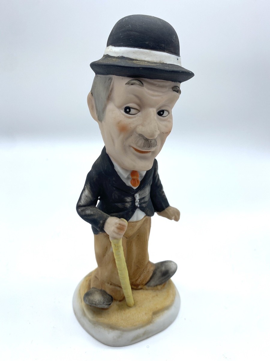 Charles Chaplin 陶器製 フィギュア 置物 Vintage Charlie Chaplin 7