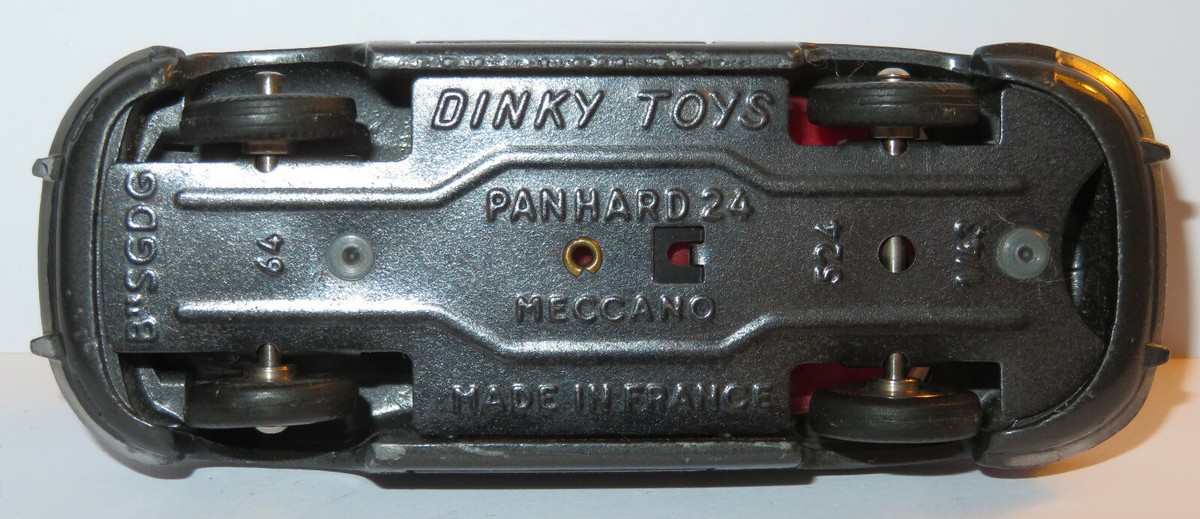 Dinky 524 Panhard 24 CT Anthracite 1:43 - France - Pièce Collection état Brut
