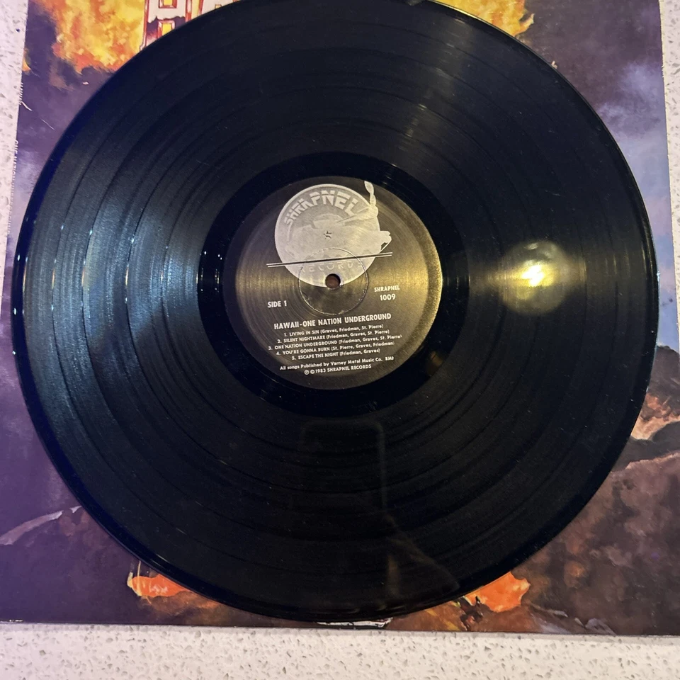 HAWAII One Nation Undergr ORIG US press MARTY FRIEDMAN MEGADETH !!! MINT- Tested Foto 3 de 3