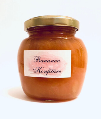 18,00 /kg - Bananen-Konfitüre 250 g - der reine Bananengeschmack