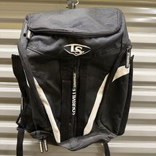 Louisville Slugger 2 Bat Backpack Baseball Softball Pack Bag Black Sports