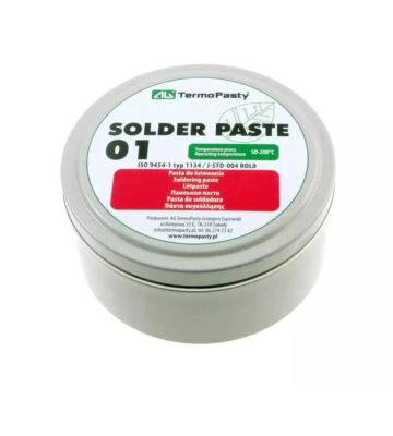 TERMOPASTY New flux soldering paste in the 100g tin for electronics SMD plumbing DIY etc