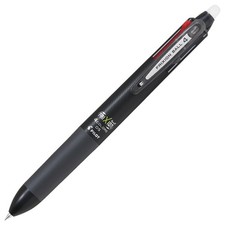 Pilot Frixion Ball Knock 4 Color Gel Ink Multi-Pen, Black LKFB-80EF-B