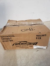 LOT OF 6 - rebelFIN LARGE CRICKET CAGE LIVE BAIT FISHING TUBE - READ AD